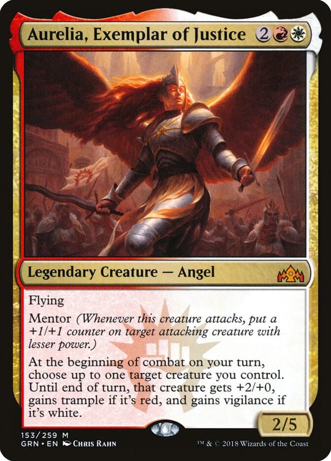 Aurelia, Exemplar of Justice - Guilds of Ravnica - 153 - Normal