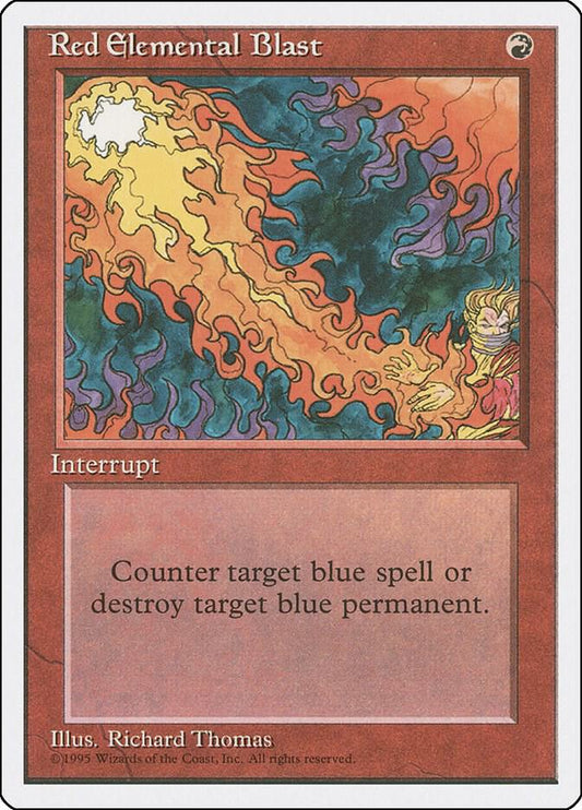 Red Elemental Blast - Fourth Edition - - Normal