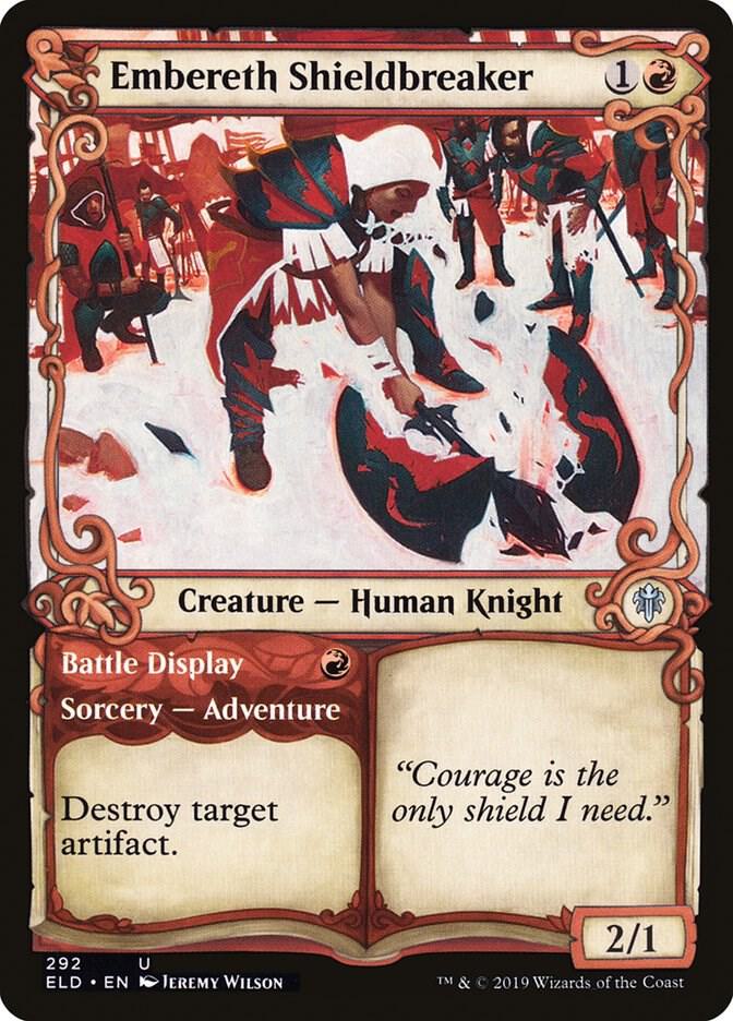 Embereth Shieldbreaker (Showcase) - Throne of Eldraine - 292 - Normal