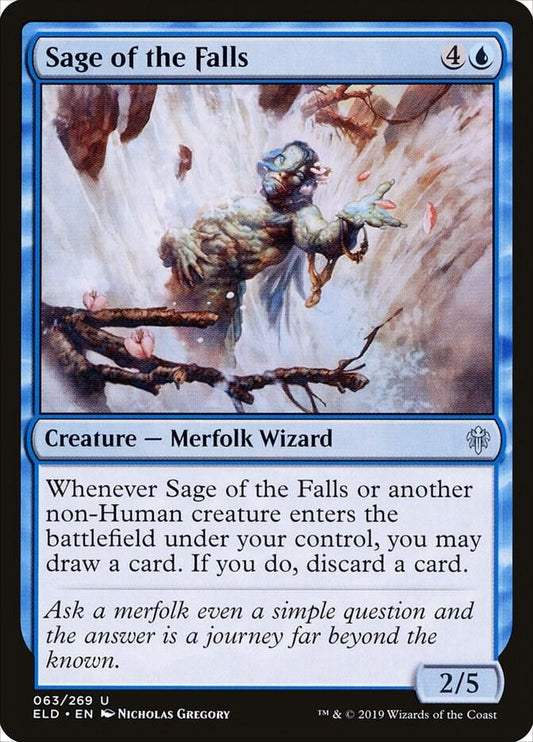 Sage of the Falls - Throne of Eldraine - 63 - Foil