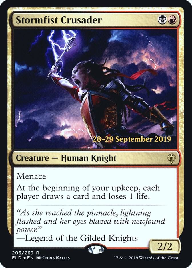 Stormfist Crusader - Prerelease Cards - 203 - Foil