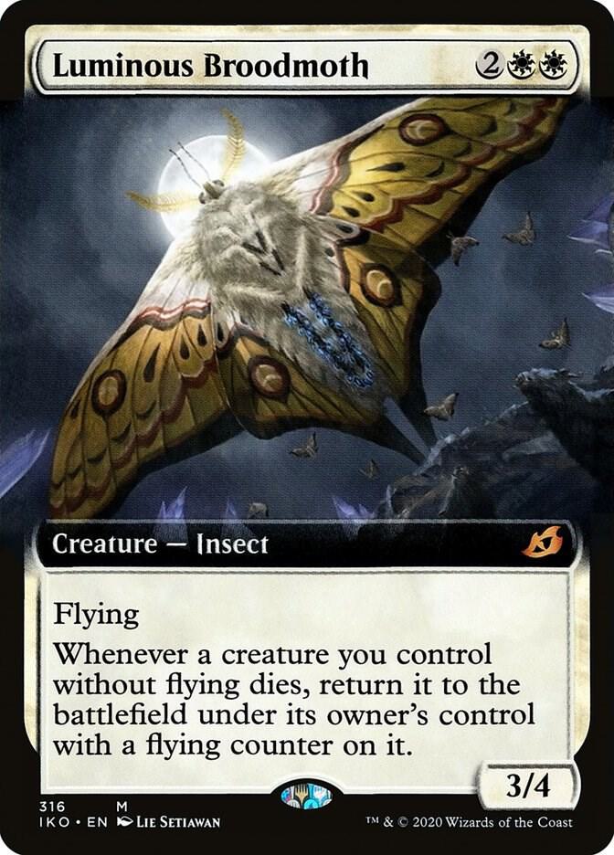 Luminous Broodmoth (Extended Art) - Ikoria: Lair of Behemoths - 316 - Normal