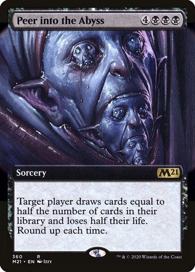 Peer Into the Abyss (Extended Art) - Core Set 2021 - 360