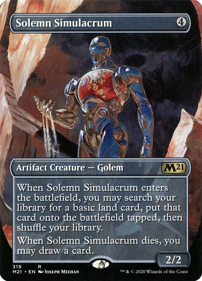 Solemn Simulacrum (Alternate Art) - Core Set 2021 - 319 - Normal