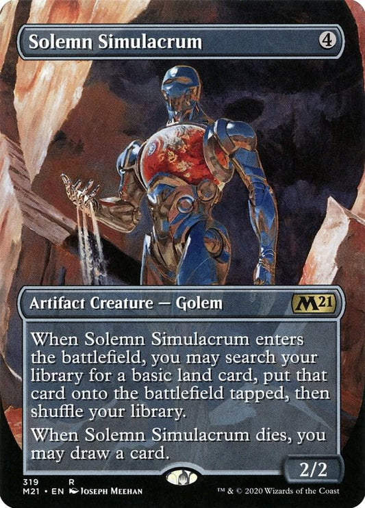 Solemn Simulacrum (Alternate Art) - Core Set 2021 - 319 - Normal