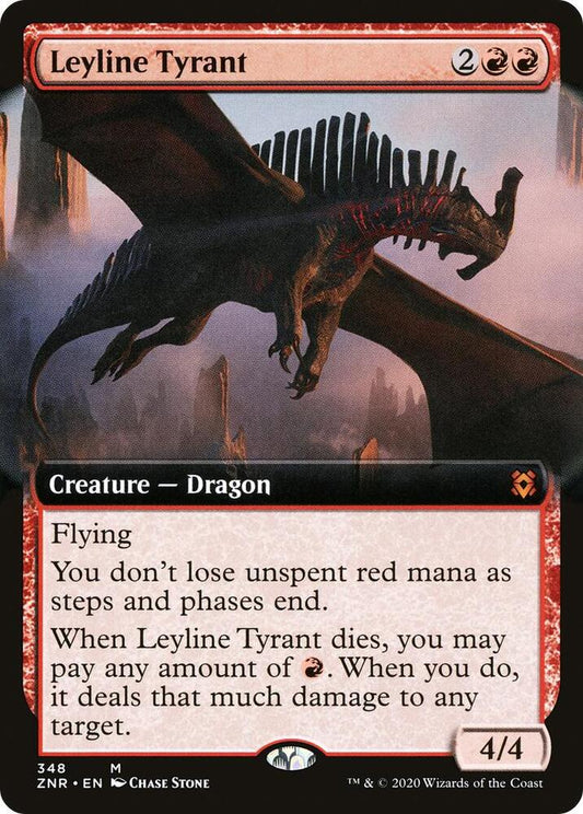 Leyline Tyrant (Extended Art) - Zendikar Rising - 348 - Normal