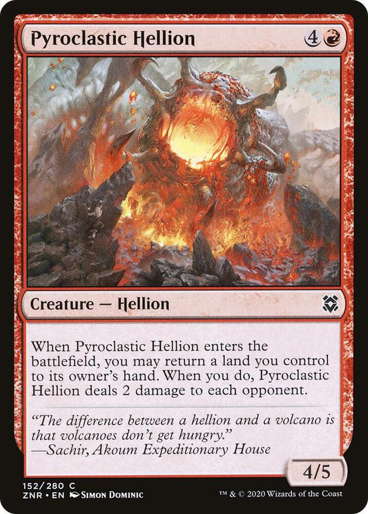 Pyroclastic Hellion - Zendikar Rising - 152 - Normal