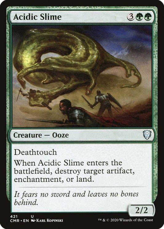 Acidic Slime - Commander Legends - 421 - Normal