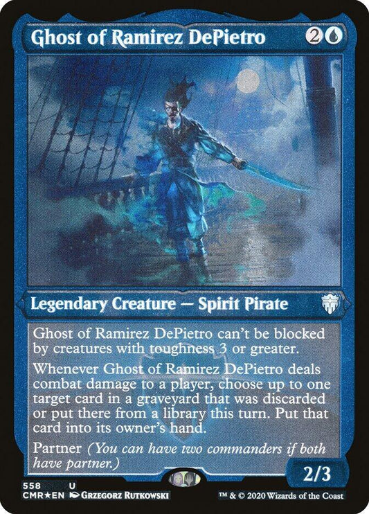 Ghost of Ramirez DePietro (Foil Etched) - Commander Legends - 558 - Foil