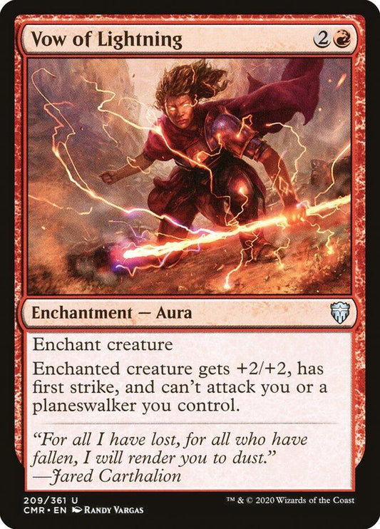 Vow of Lightning - Commander Legends - 209 - Foil