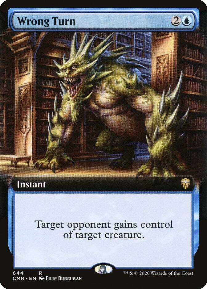 Wrong Turn (Extended Art) - Commander Legends - 644 - Normal