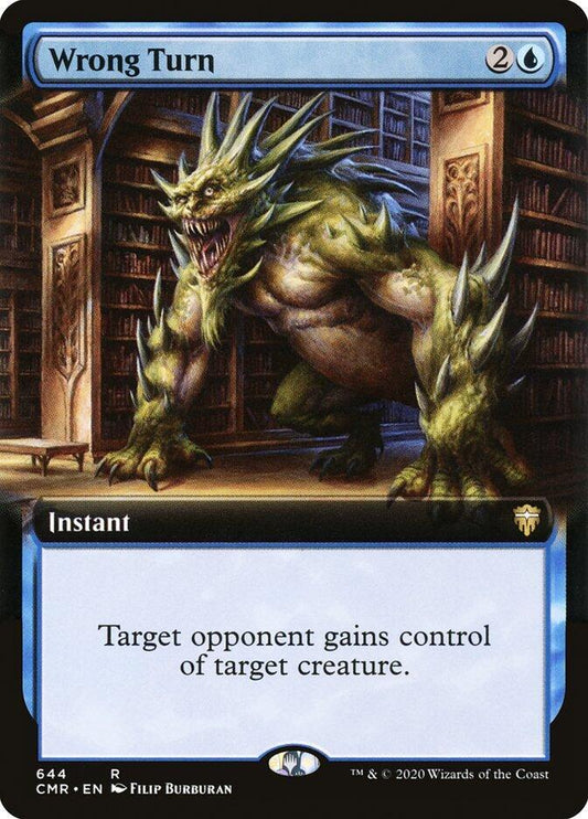 Wrong Turn (Extended Art) - Commander Legends - 644 - Normal