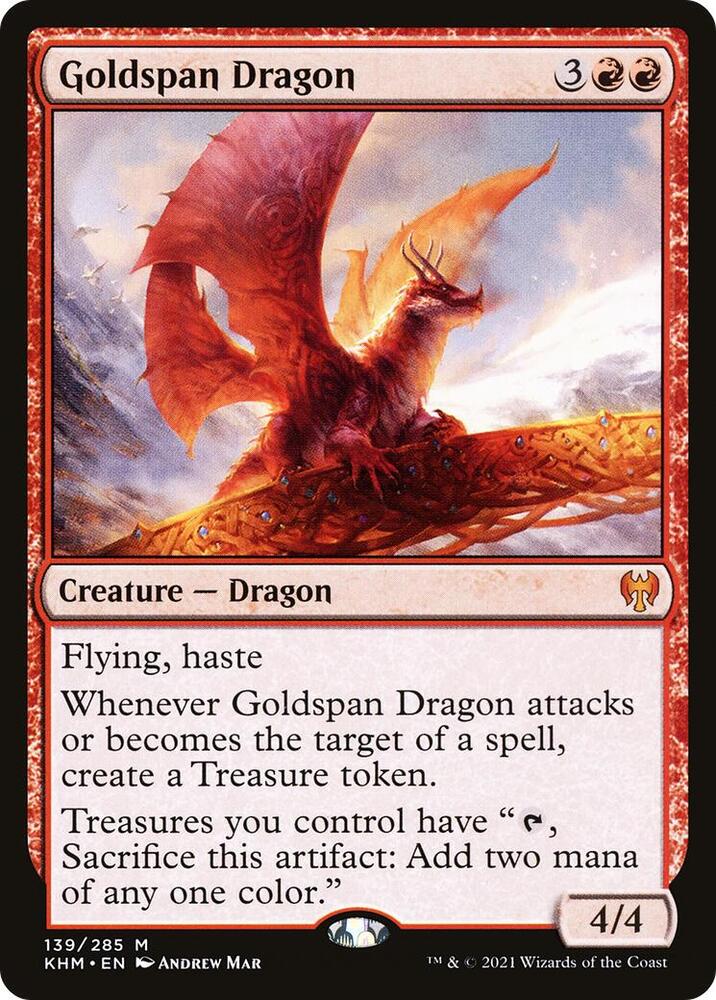 Goldspan Dragon - Kaldheim - 139 - Normal