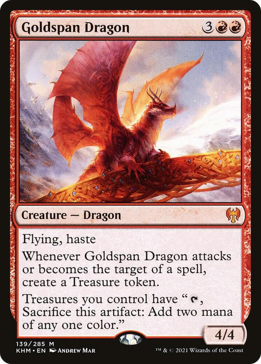 Goldspan Dragon - Kaldheim - 139 - Normal