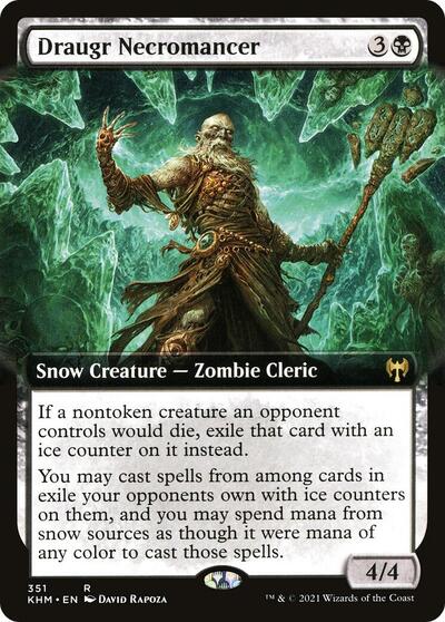 Draugr Necromancer (Extended Art) - Kaldheim - 351