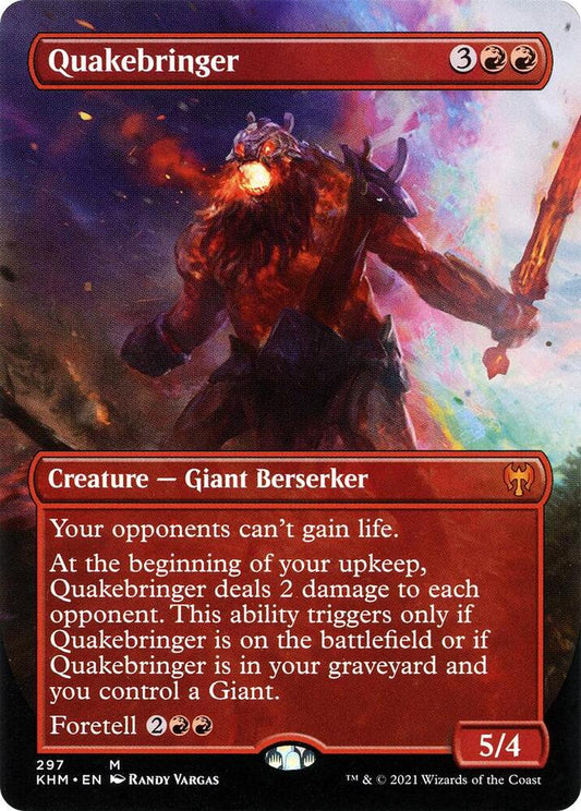 Quakebringer (Borderless) - Kaldheim - 297 - Foil