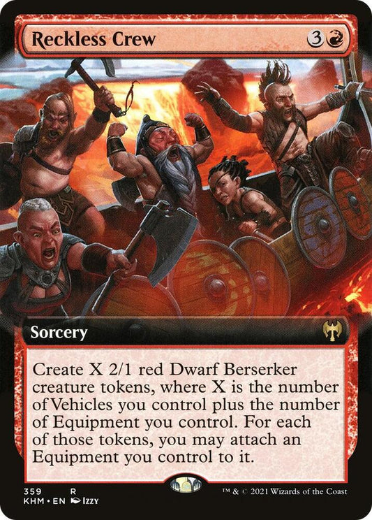 Reckless Crew (Extended Art) - Kaldheim - 359 - Normal