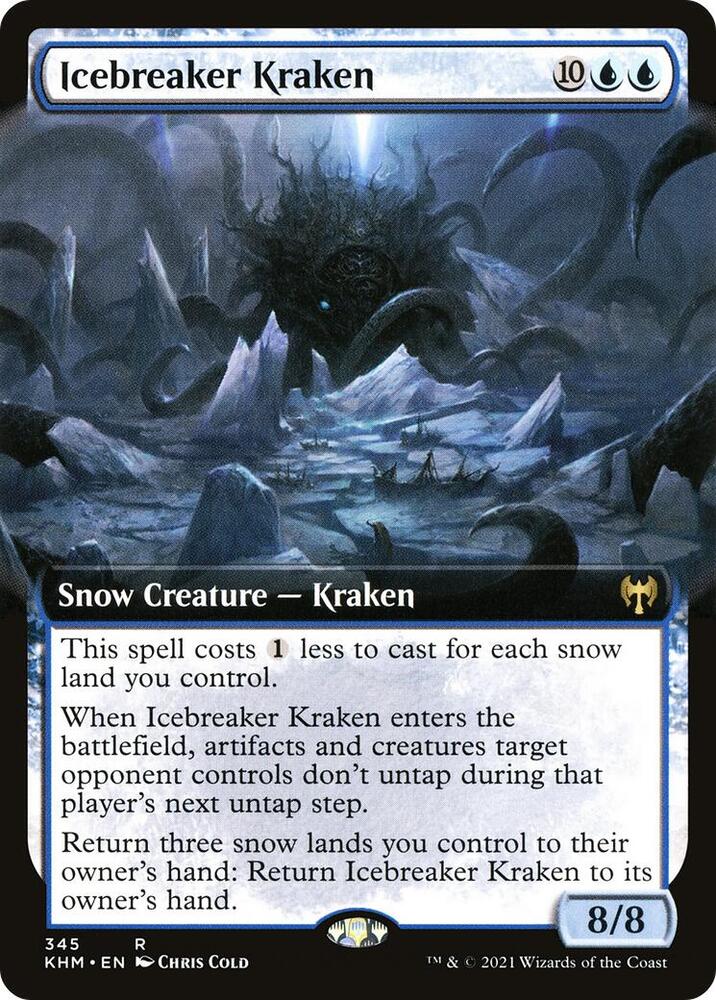 Icebreaker Kraken (Extended Art) - Kaldheim - 345 - Foil