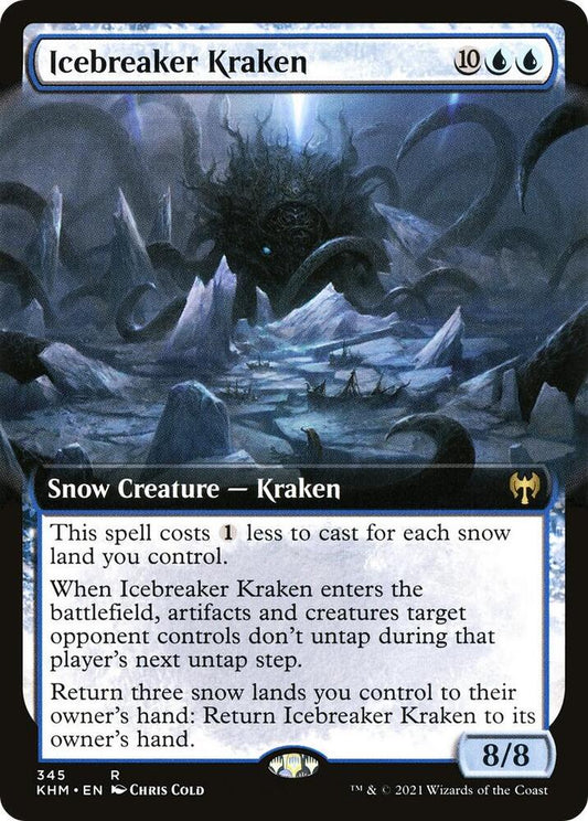 Icebreaker Kraken (Extended Art) - Kaldheim - 345 - Foil