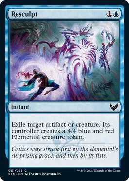 Resculpt - Strixhaven: School of Mages - 51 - Foil