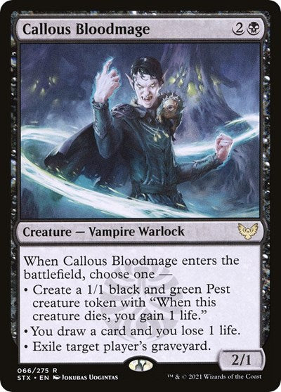 Callous Bloodmage - Strixhaven: School of Mages - 66