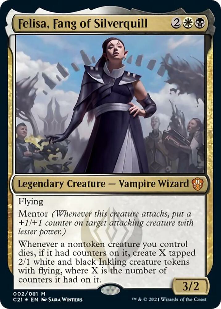 Felisa, Fang of Silverquill - Commander 2021 - 2 - Foil