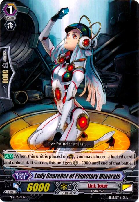 Lady Searcher of Planetary Minerals (PR)