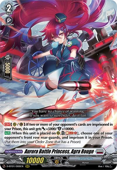 Aurora Battle Princess, Agra Rouge (RRR)
