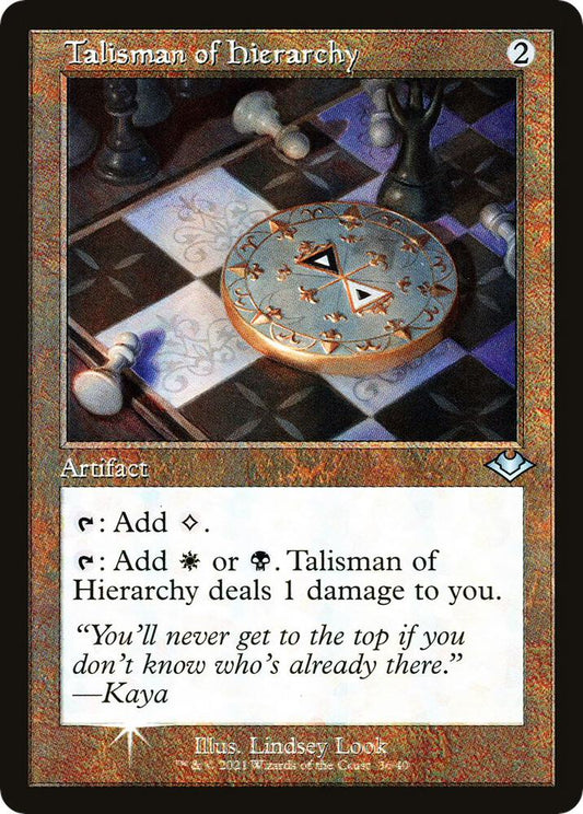 Talisman of Hierarchy (Retro Frame) - Modern Horizons - 36 - Foil