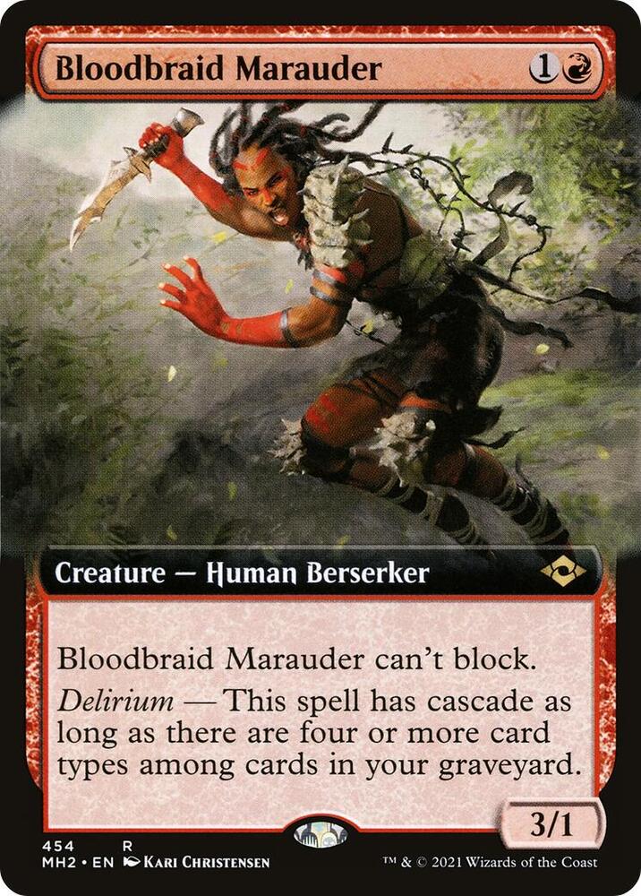 Bloodbraid Marauder (Extended Art) - Modern Horizons 2 - 454 - Normal