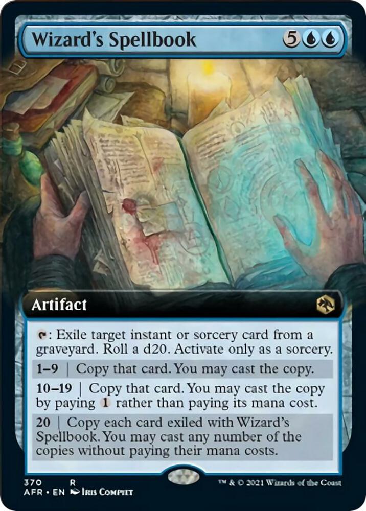 Wizard's Spellbook (Extended Art) - Adventures in the Forgotten Realms - 370 - Foil