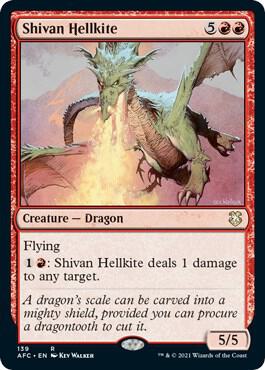 Shivan Hellkite - Commander: Adventures in the Forgotten Realms - 139 - Normal