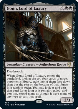Gonti, Lord of Luxury - Commander: Adventures in the Forgotten Realms - 100