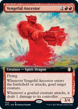 Vengeful Ancestor (Extended Art) - Commander: Adventures in the Forgotten Realms - 304 - Normal