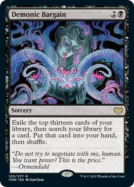 Demonic Bargain - Innistrad: Crimson Vow - 103