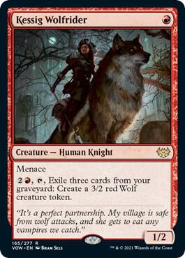 Kessig Wolfrider - Innistrad: Crimson Vow - 165 - Normal