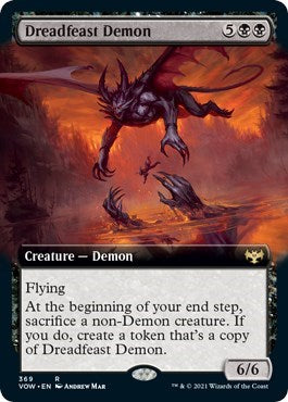 Dreadfeast Demon (Extended Art) - Innistrad: Crimson Vow - 369