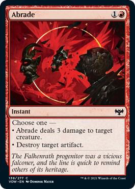 Abrade - Innistrad: Crimson Vow - 139 - Normal