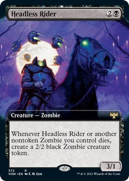 Headless Rider (Extended Art) - Innistrad: Crimson Vow - 372