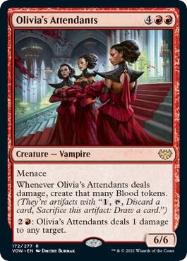 Olivia's Attendants - Innistrad: Crimson Vow - 172 - Foil