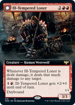 Ill-Tempered Loner (Extended Art) - Innistrad: Crimson Vow - 378 - Normal