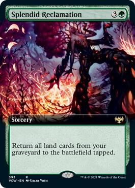 Splendid Reclamation (Extended Art) - Innistrad: Crimson Vow - 393 - Foil
