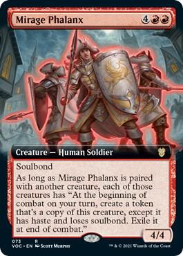 Mirage Phalanx (Extended Art) - Commander: Innistrad: Crimson Vow - 73 - Normal