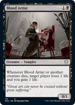 Blood Artist - Commander: Innistrad: Crimson Vow - 119