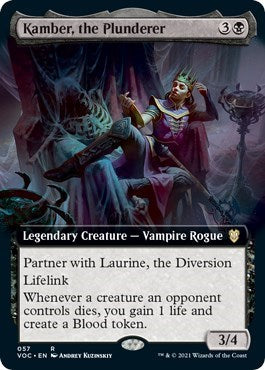 Kamber, the Plunderer (Extended Art) - Commander: Innistrad: Crimson Vow - 57