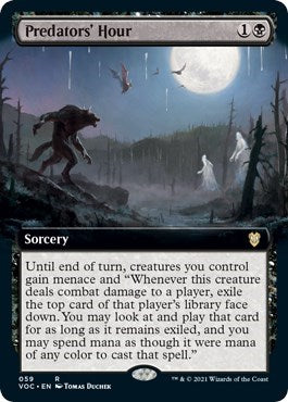 Predators' Hour (Extended Art) - Commander: Innistrad: Crimson Vow - 59
