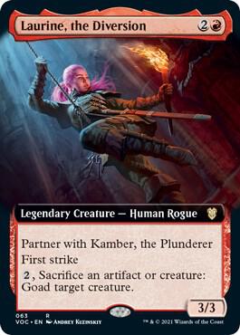 Laurine, the Diversion (Extended Art) - Commander: Innistrad: Crimson Vow - 63 - Normal