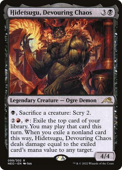 Hidetsugu, Devouring Chaos - Kamigawa: Neon Dynasty - 99