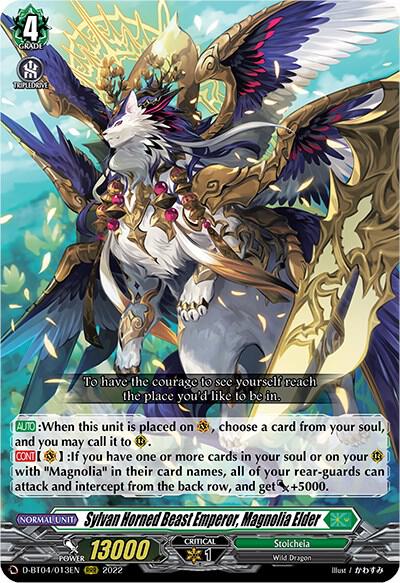 Sylvan Horned Beast Emperor, Magnolia Elder (RRR)