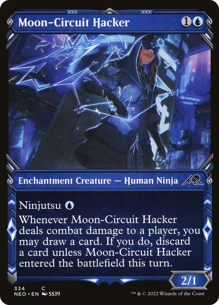 Moon-Circuit Hacker (Showcase) - Kamigawa: Neon Dynasty - 334 - Foil